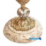 Packaging view of Emperor Brass Candle Holder Set Two label details and pack finish