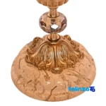Brass Candle Holder Set H-1326 Elegant Design saffron strand quality (Close-up)