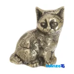 Packaging view of Brass Cat Decor Set - Charming Design label and