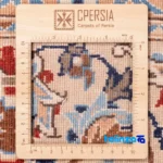 C Persia Handwoven Carpet Unique Design material and craftsmanship (Weave close-up)