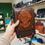 Handmade Women's Crossbody Bag Rose Design label and packaging view)