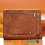 Packaging view of Handmade Leather Bag LM332 Unique Design label and