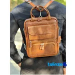 Man-0102 Messenger Bag Stylish Design label and packaging view)