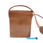 Saya Handmade Leather Bag - Packaging view showing label and