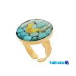 Altin Honar Handmade Jewelry Set - Bird Design - Packaging view showing label and