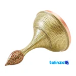 Detail view of Faakhir Royal Copper Inlaid Candy Bowl Vase Set 54 x 20 finish and material