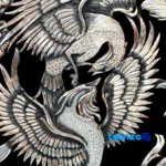 Detail view of Shahkar Copper Engraved Handmade Wall Artwork 127 x 3 finish and material