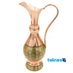 Detail view of Khatamkari Samovar Set Inlaid 51 x 31 finish and material