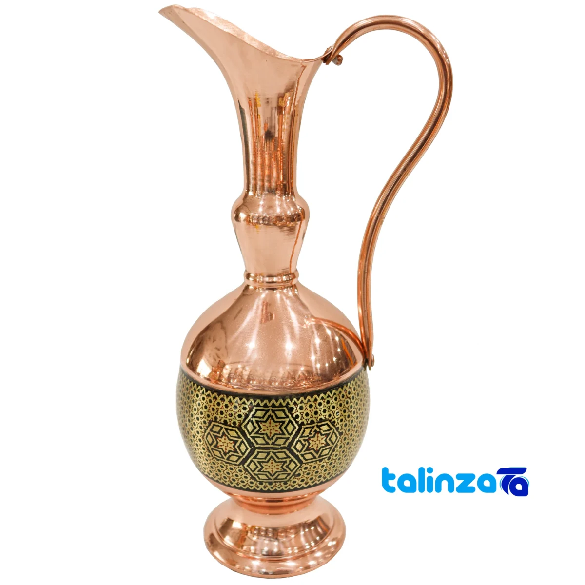 Detail view of Khatamkari Samovar Set Tabletop 35 x 21 finish and material