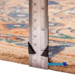Corner detail of Si Persia Handwoven Rug Elegant Design binding and edges