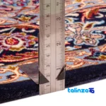 Se Persia Handwoven Rug Floral Design - Edge view showing border and finishing