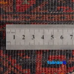 Baloch Handwoven Carpet Elegant Design - Corner detail showing binding and edges