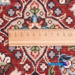 C Persia Handwoven Carpet Fish Design - Edge view showing border and finishing