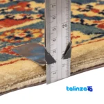 Corner detail of C Persia Handwoven Rug Elegant Design binding and edges