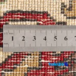 Baloch Handwoven Rug Area Design Natural Dye - Corner detail showing binding and edges