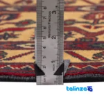 C Persia Handwoven Rug - Colorful Design 293x206 cm - Corner detail showing binding and edges