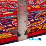 Persia Handwoven Carpet Unique Design - Edge view showing border and finishing