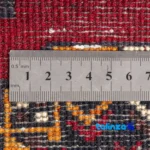 Edge view of Baloch Handwoven Rug Model 20.72.1014 border and finishing