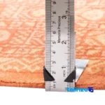 Si Persia Handwoven Rug Elegant Peach Design border and finishing (Edge view)
