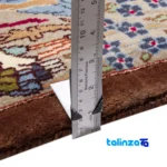 Si Persia Handwoven Rug Colorful Design - Edge view showing border and finishing