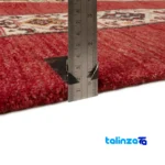 Si Persia Handwoven Rug Luxurious Design - Corner detail showing binding and edges