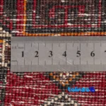 Corner detail of Baloch Handmade Carpet Unique Design binding and edges