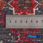 Corner detail of Handwoven Persian Rug Baloch Design Premium Quality binding and edges
