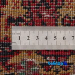 Corner detail of Baloch Handwoven Carpet Unique Design binding and edges