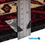 Corner detail of Si Persia Handwoven Rug Elegant Design binding and edges