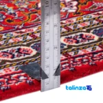Corner detail of C Persian Handwoven Carpet - Elegant Design 288x214 cm binding and edges