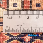 Turkmen Handwoven Area Rug - Rich Color and Craftsmanship border finishing (Edge view)