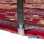 C Persia Handwoven Rug Elegant Navy Design Hand wash - Corner detail showing binding and edges