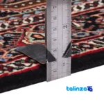 Cypress Persian Handwoven Rug Red - Corner detail showing binding and edges