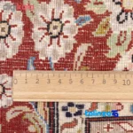 Persia Handwoven Rug Unique Design - Edge view showing border and finishing