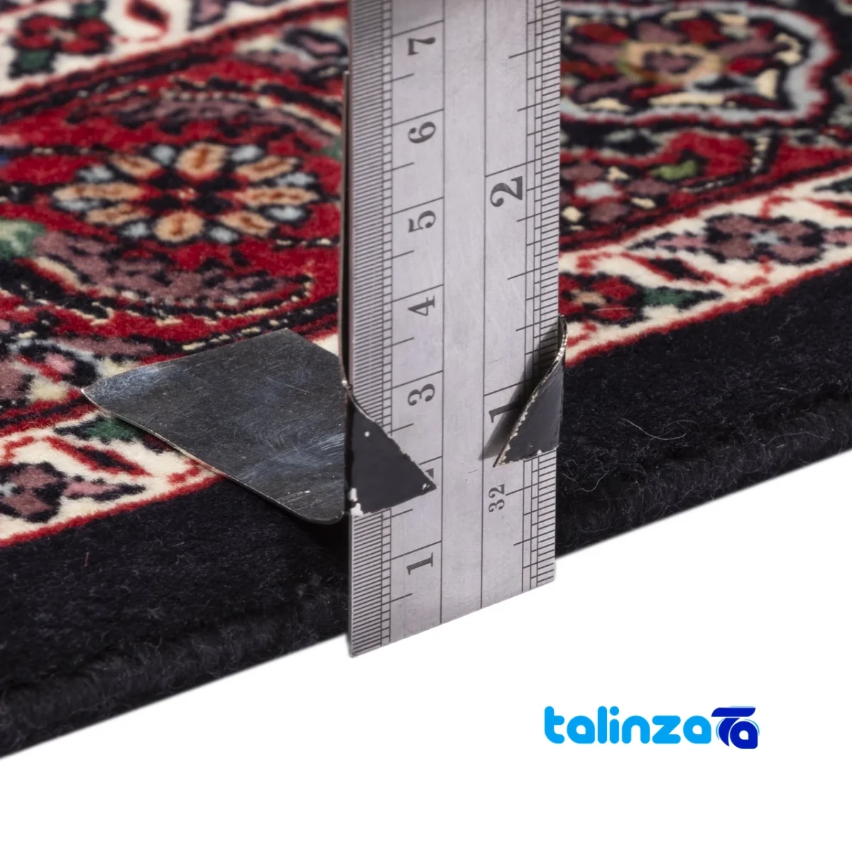 Si Persia Handwoven Rug Elegant Design border and finishing (Edge view)