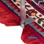 Cypress Persian Handwoven Rug - Traditional Natural Dye - Edge view showing border and finishing