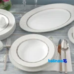 Zarin Iran Hadiye Dinnerware Set Elegant Design finish and material detail view)
