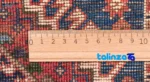 Edge view of C Persia Handwoven Carpet Unique Design border and finishing