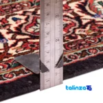 Si Persia Handwoven Carpet Elegant Design - Edge view showing border and finishing