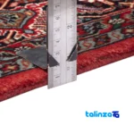 Si Persia Handwoven Carpet Rich Red Design 243x168x2 cm binding and edges (Corner detail)