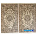 Nain Handmade Carpet Elegant Design 250x160x2 cm - Corner detail showing binding and edges