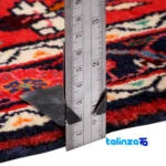 Persia Handwoven Carpet Red 125 x 82 binding and edges (Corner detail)