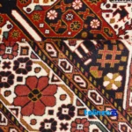 Cypress Persian Handwoven Rug Model 179858 Cream - Edge view showing border and finishing