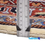 Persia Handwoven Carpet Unique Design - Edge view showing border and finishing