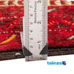 Edge view of Persia Handwoven Rug Unique Design border and finishing