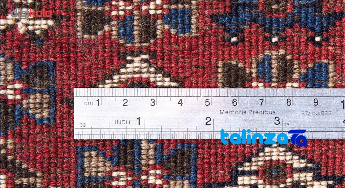 C Persia Handwoven Rug Elegant Design 198 × - Corner detail showing binding and edges