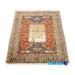 Persian Handwoven Rug Set - Traditional Design - Edge view showing border and finishing