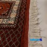 Handwoven Carpet NKP.TO.23 Traditional Design binding and edges (Corner detail)