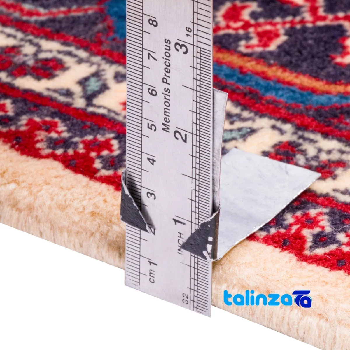 Si Persia Handwoven Carpet Elegant Design border and finishing (Edge view)