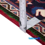 Persia Handwoven Carpet Stylish Design Hand wash - Edge view showing border and finishing